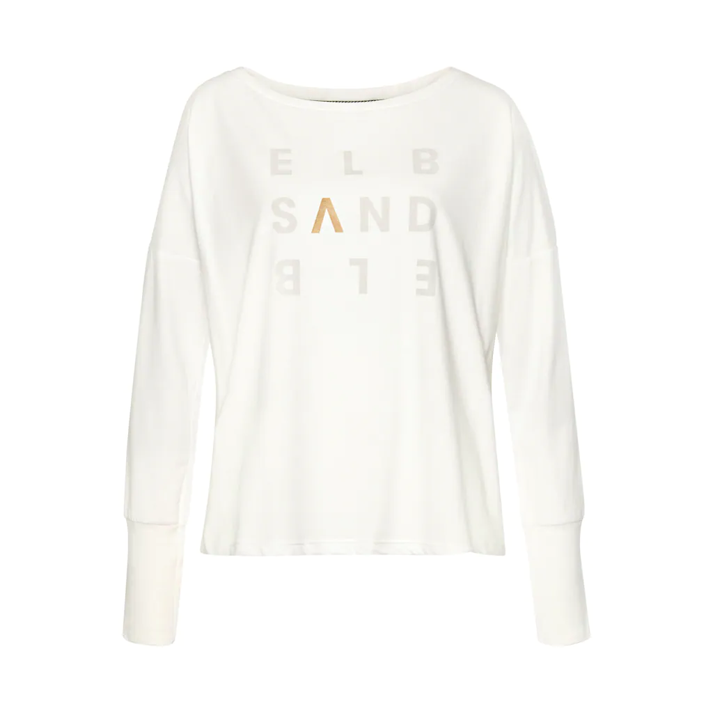 Elbsand Longsleeve »Ingiara« Mit Logodruck Vorne Langarmshirt Sportlich-casual