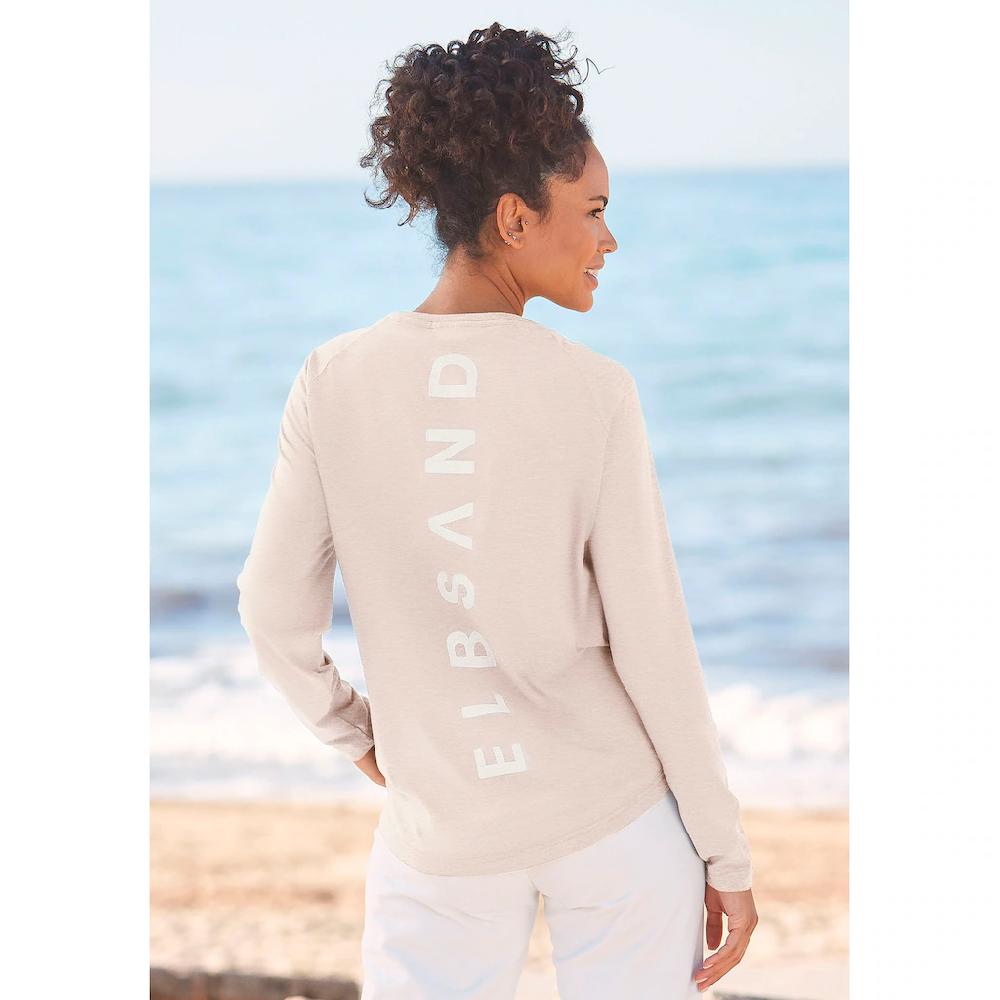 Elbsand Longsleeve »Tira« Mit Logodruck Hinten Langarmshirt Sportlich-casual