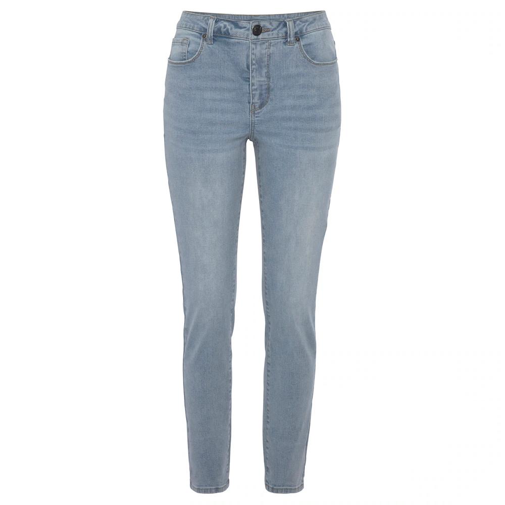 Elbsand Slim-fit-Jeans Mit Logodruck Schmale Passform Softe Denimqualität