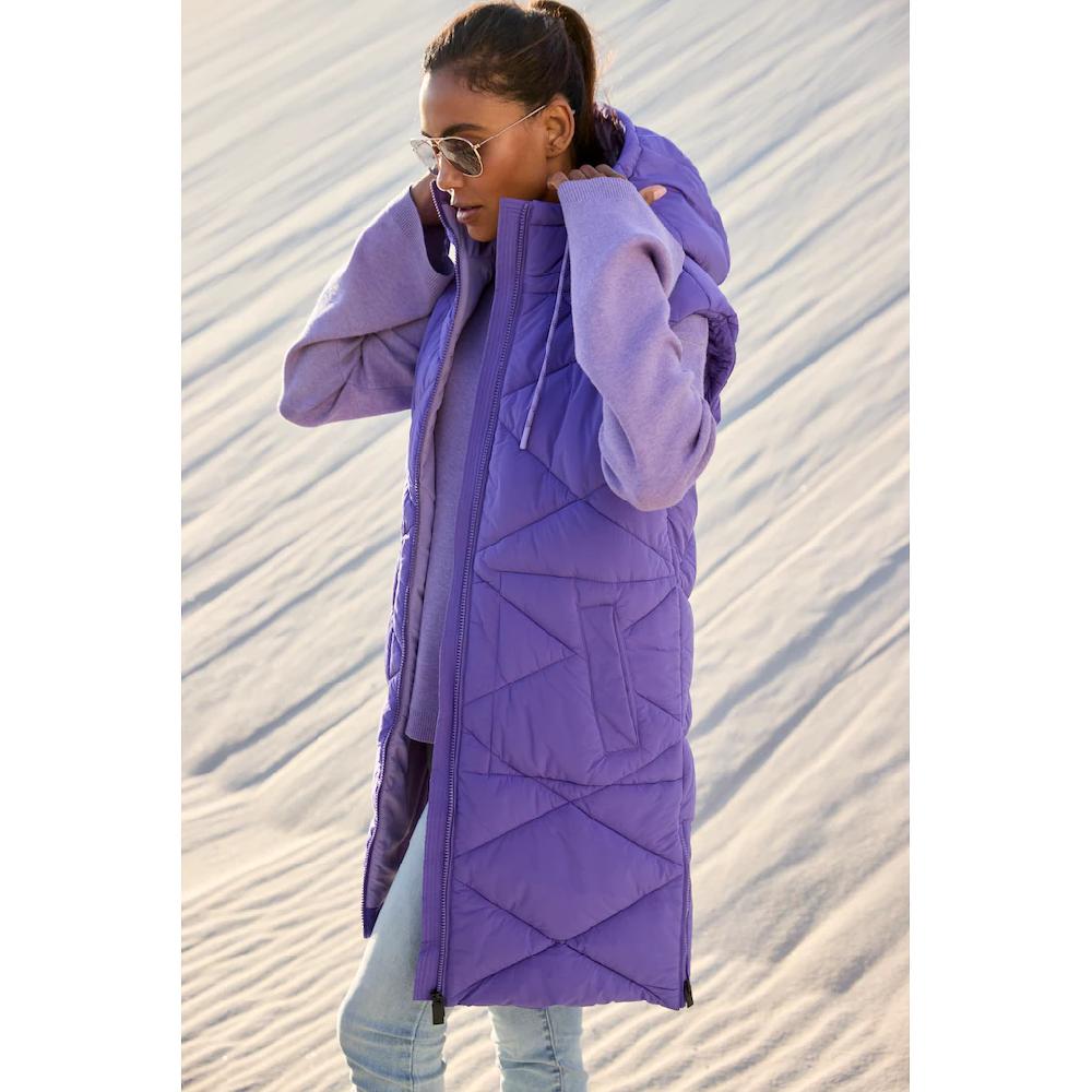 Elbsand Steppweste mit Kapuze