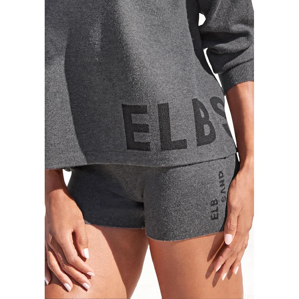 Elbsand Strickhose aus hochwertigem Strick mit Logostickerei Loungewear