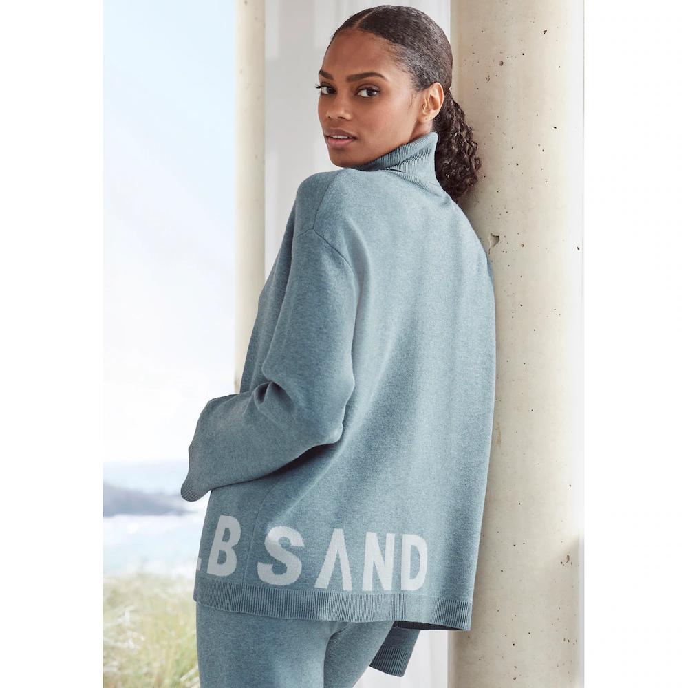 Elbsand Sweater Rollkragenpullover aus hochwertigem Strick Loungewear