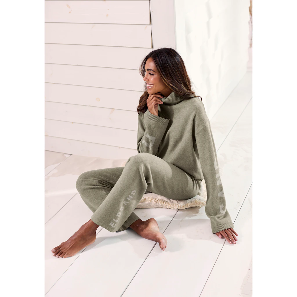 Elbsand Sweater Rollkragenpullover Aus Weichem Strick Loungewear