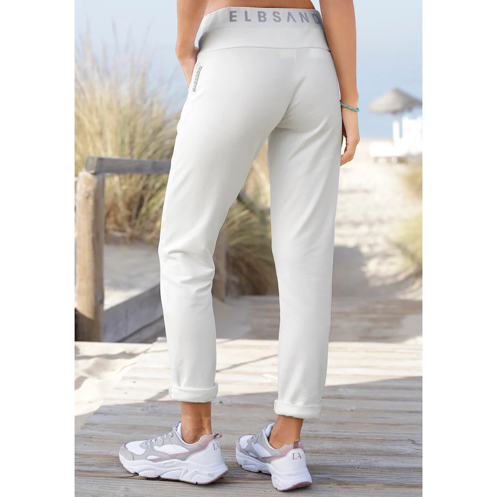 Elbsand Sweathose »Brinja« Mit Logoprint Am Bund Und Taschen Jogginghose Relaxhose