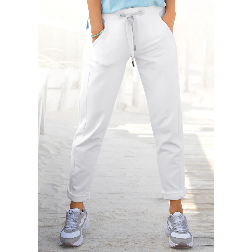 Elbsand Sweathose »Brinja« mit Logoprint am Bund und Taschen Jogginghose Relaxhose