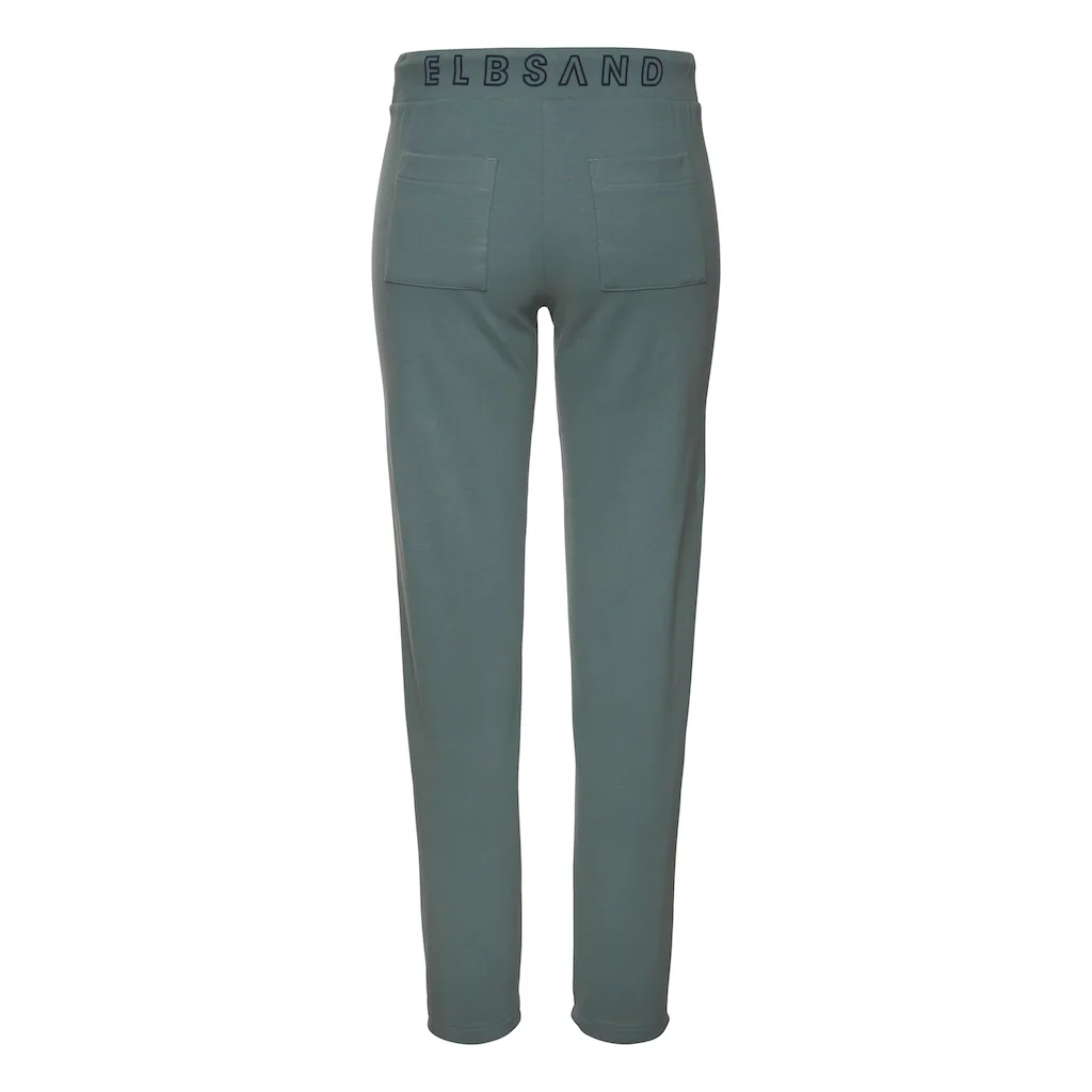 Elbsand Sweathose Mit Logodruck Hinten Jogginghose Mit Kordelzug Und Taschen