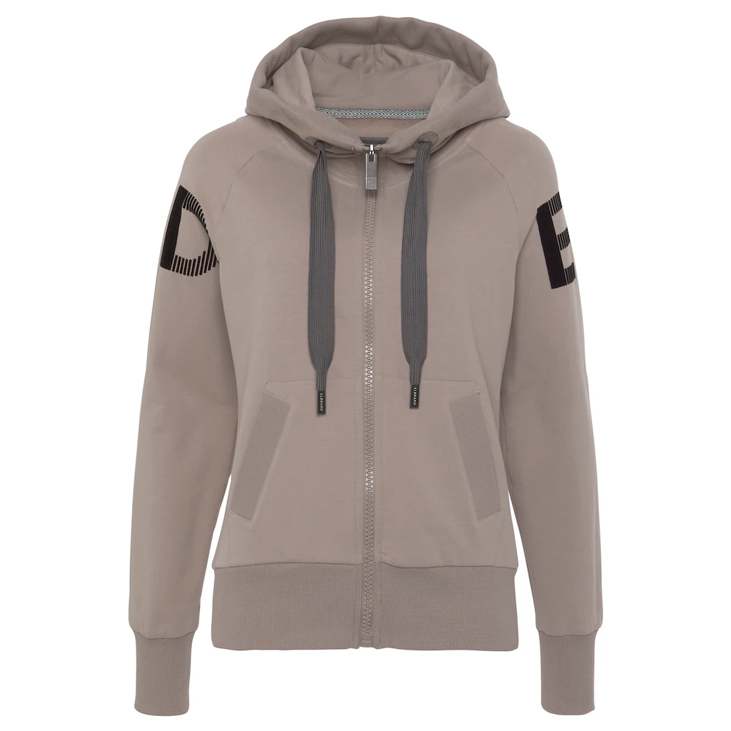Elbsand Sweatjacke »Kekoa« Mit Großem Logodruck Hinten Bequeme Freizeitjacke Mit Taschen
