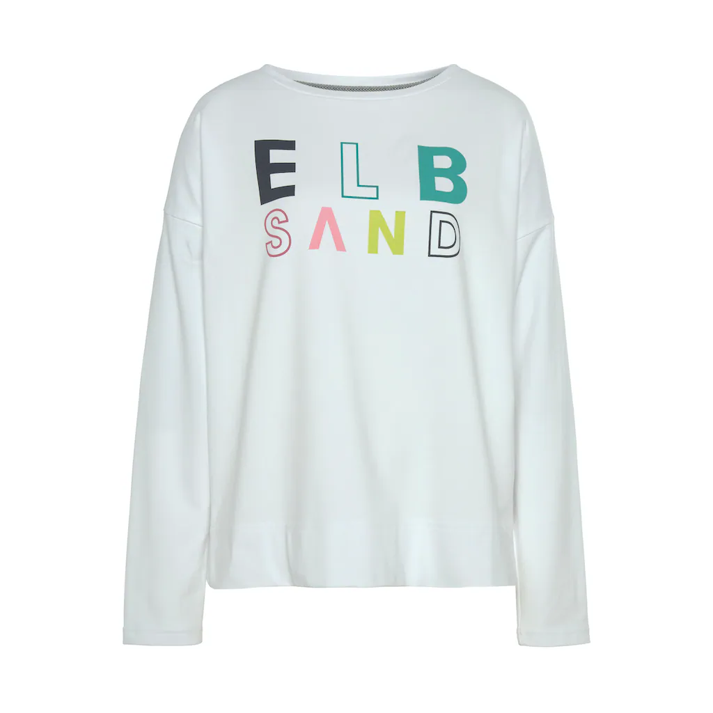 Elbsand Sweatshirt »Aliisa« Mit Logodruck Vorne Basic-Passform Sportlich-casual