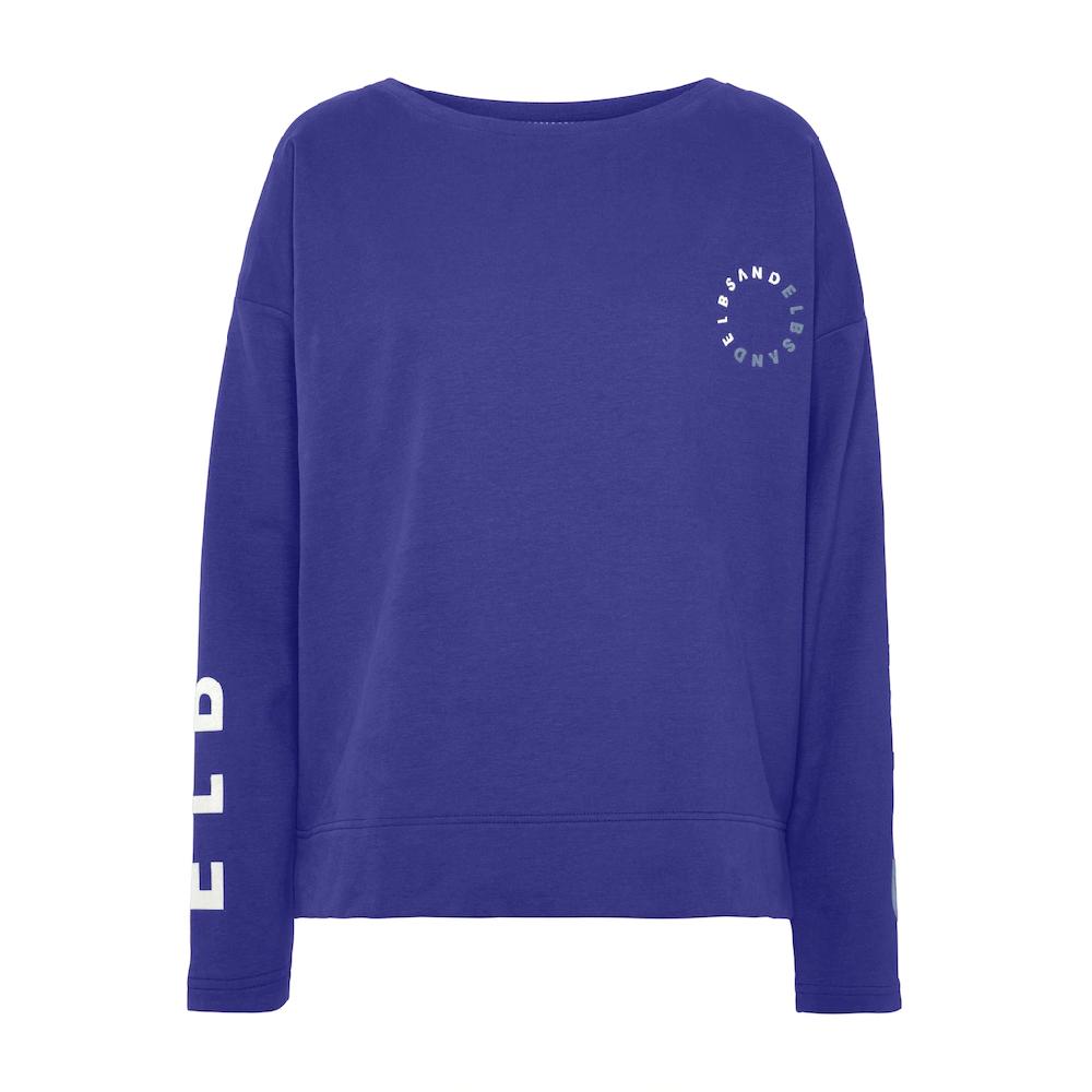 Elbsand Sweatshirt »Anvor« Mit Logoprints Auf Den Ärmeln Sportlich-casual