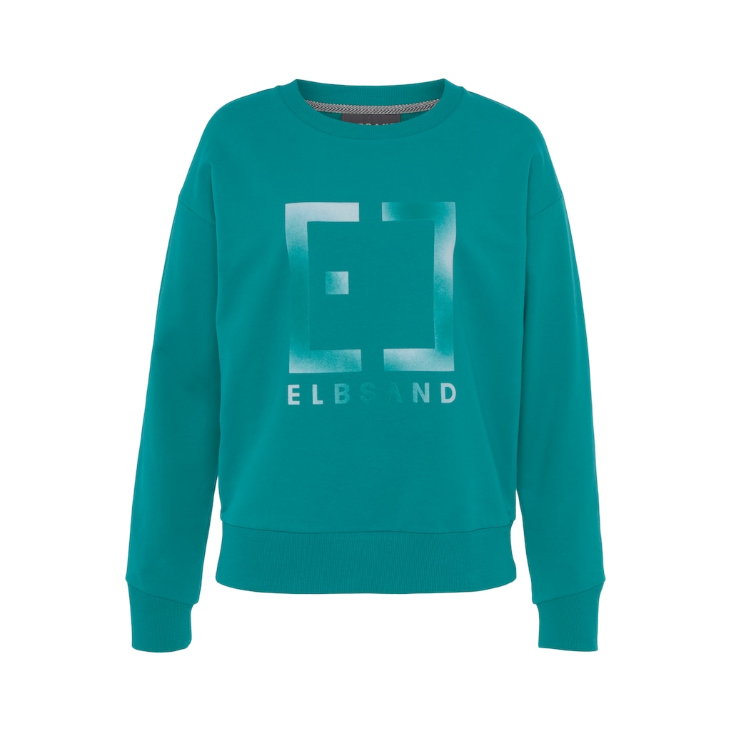 Elbsand Sweatshirt »Fionni« Mit Großem Logoprint Sportlich-casual