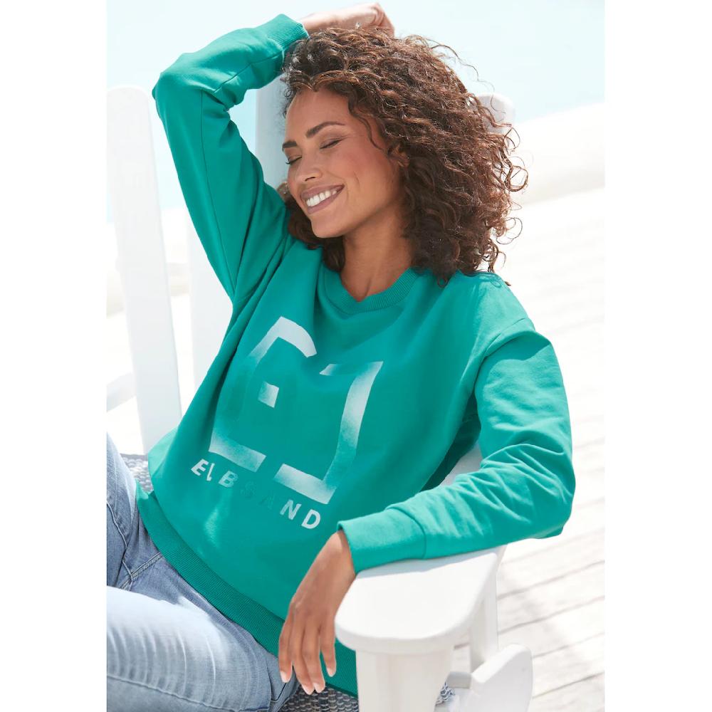 Elbsand Sweatshirt »Fionni« mit großem Logoprint sportlich-casual