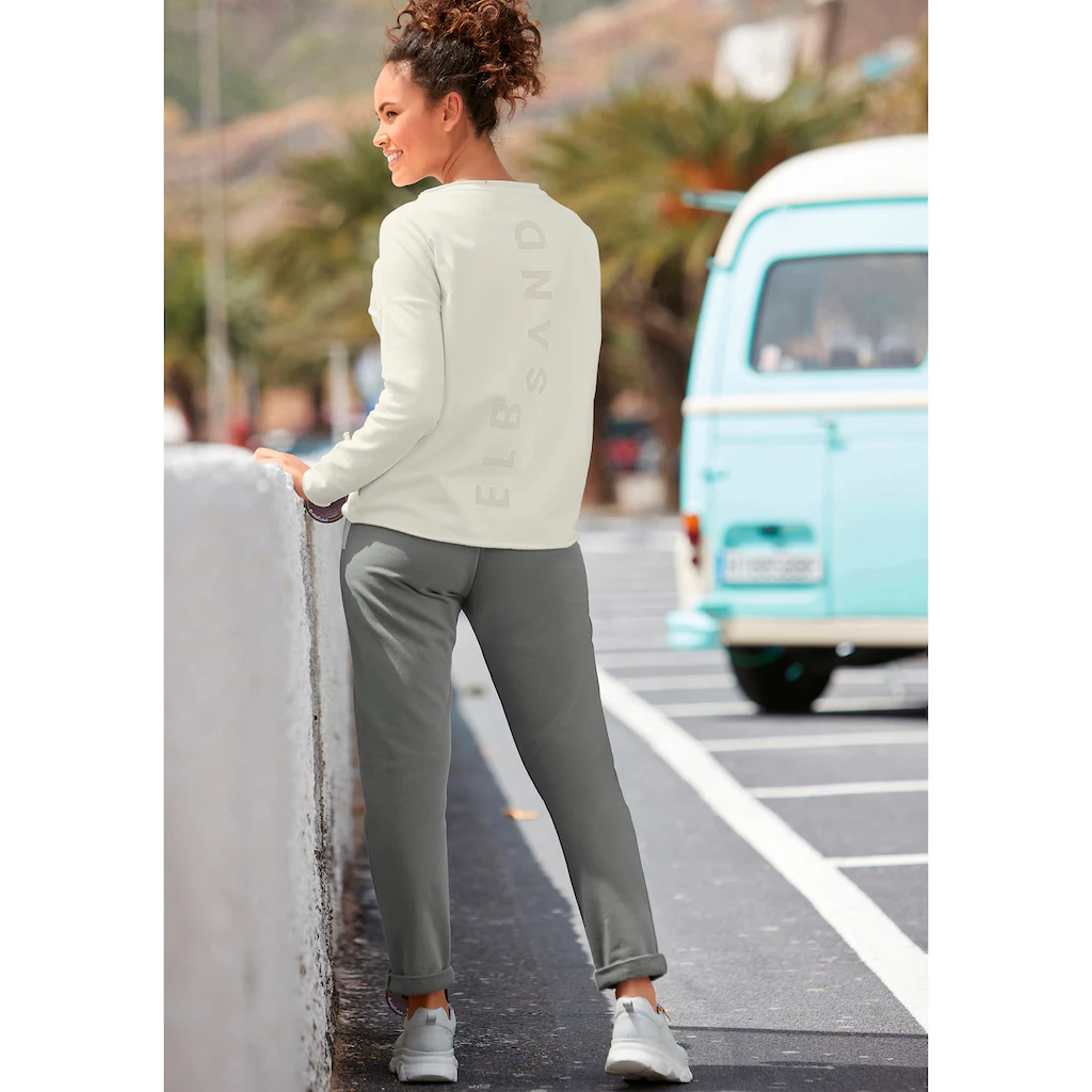 Elbsand Sweatshirt »Raina« Mit Logoprint Am Rücken Sportlich-casual