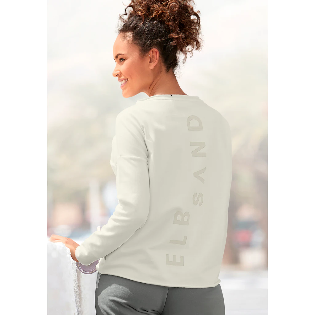 Elbsand Sweatshirt »Raina« mit Logoprint am Rücken sportlich-casual