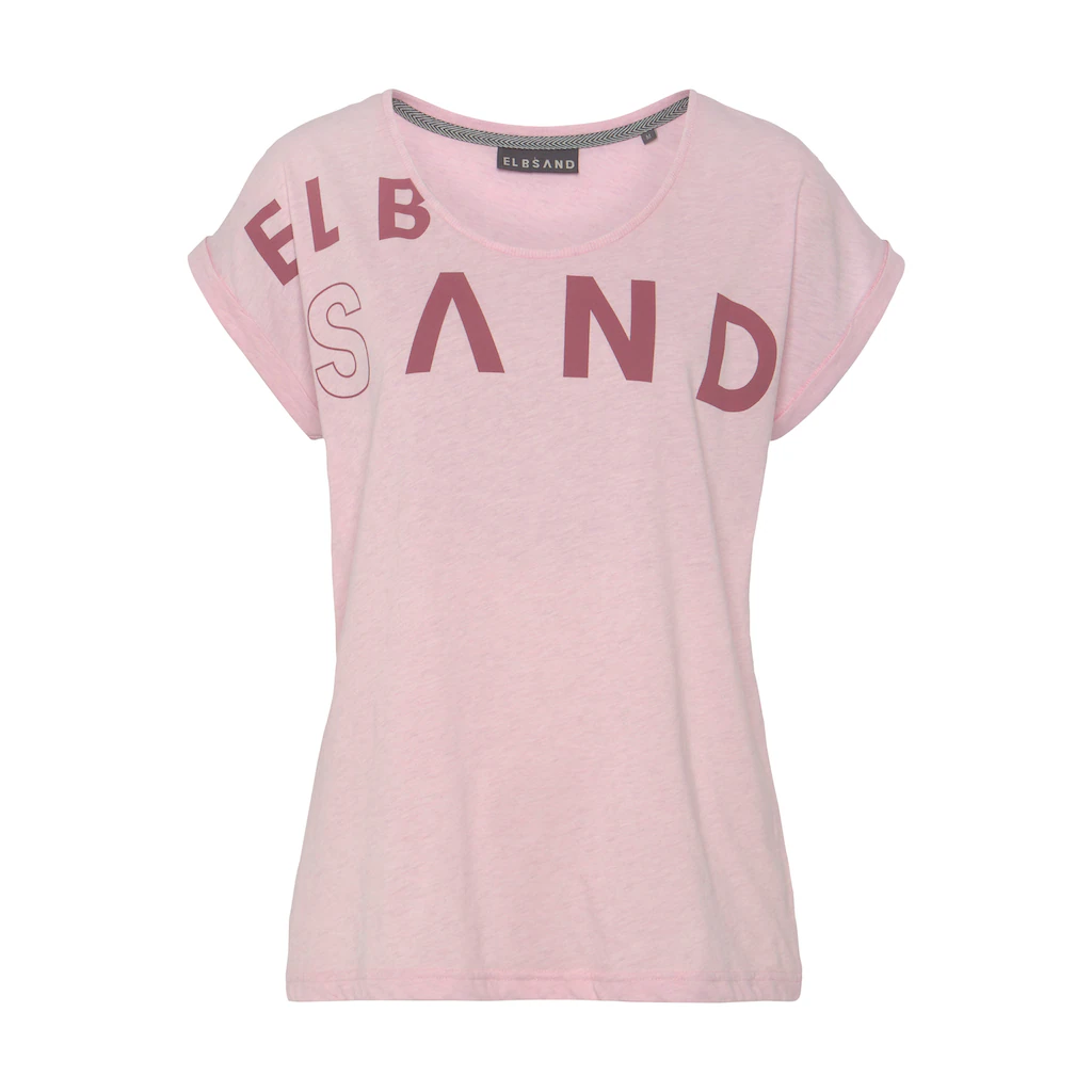 Elbsand T-Shirt Aus Weichem Jersey Kurzarmshirt Sportlich Und Bequem