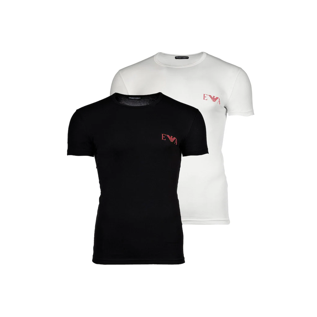 Emporio Armani T-Shirt »T-Shirt BOLD MONOGRAM 2er Pack« ▷ kaufen
