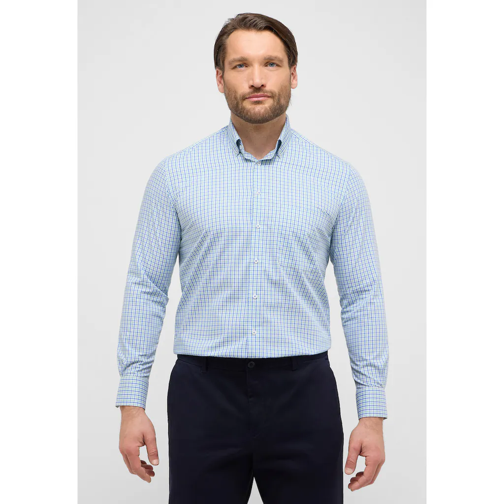 Eterna Langarmhemd »COMFORT FIT« NON IRON (bügelfrei)