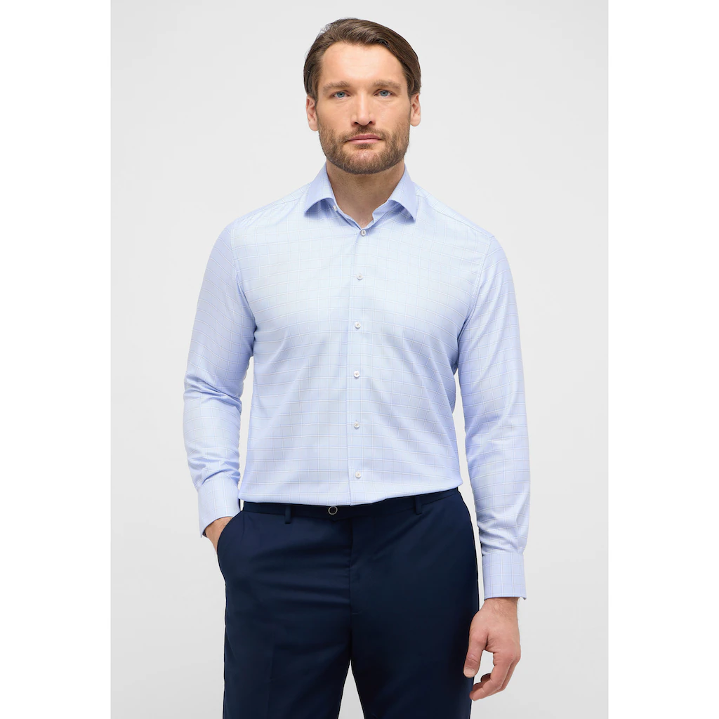 Eterna Langarmhemd »COMFORT FIT« NON IRON (bügelfrei)