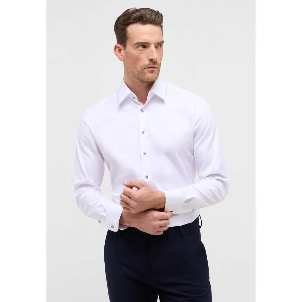Eterna Langarmhemd »MODERN FIT« NON IRON (bügelfrei)