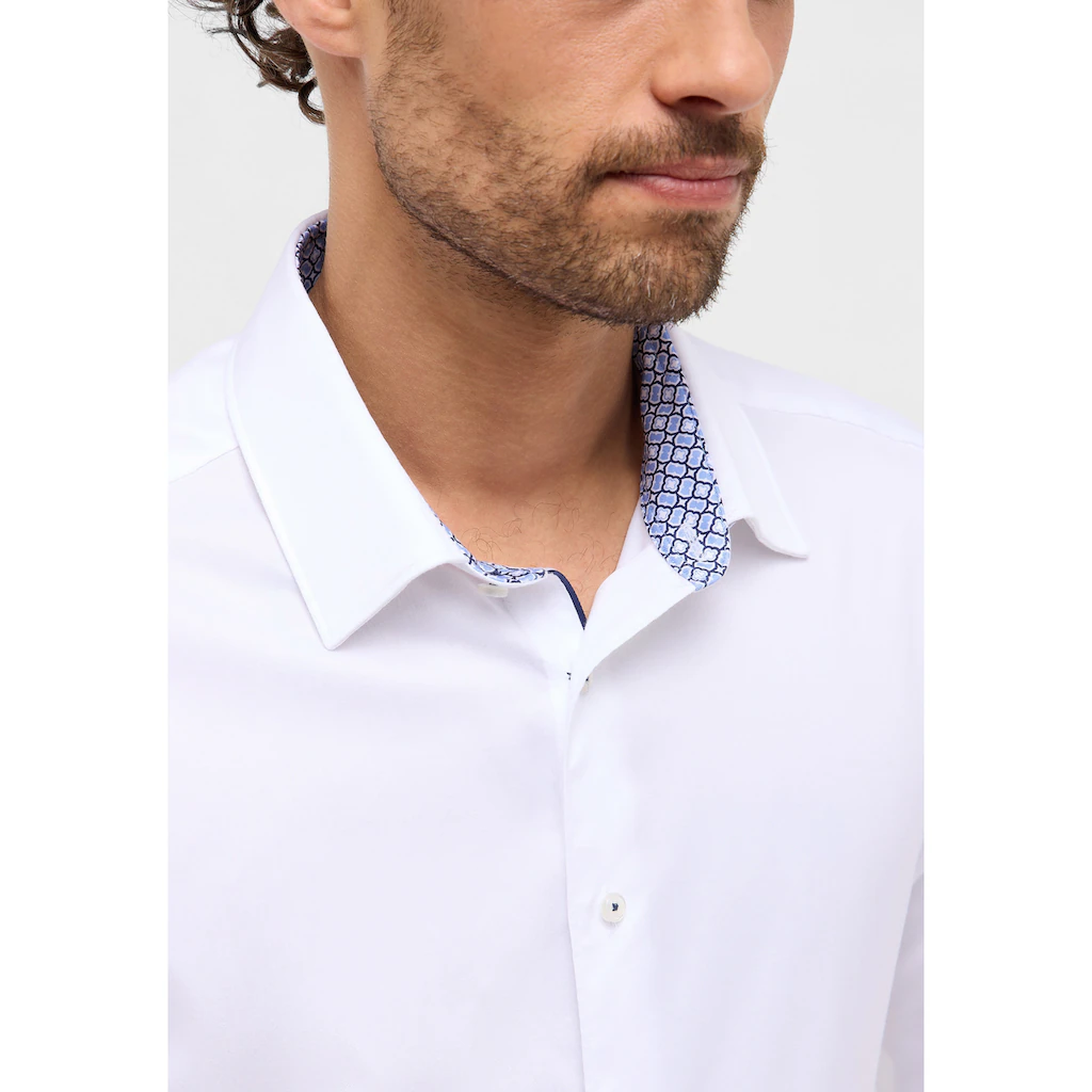 Eterna Langarmhemd »SLIM FIT« EASY IRON (bügelleicht)
