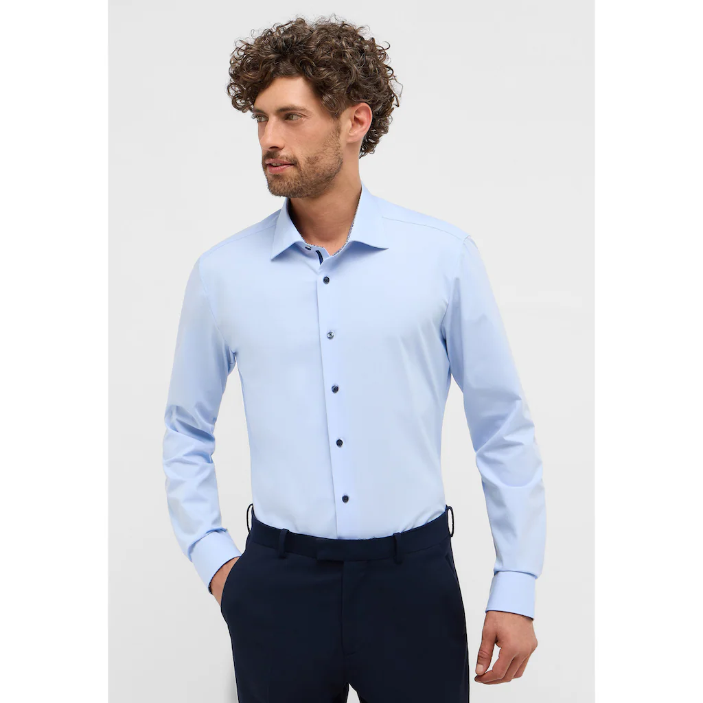 Eterna Langarmhemd »SLIM FIT« NON IRON (bügelfrei) ▷ für