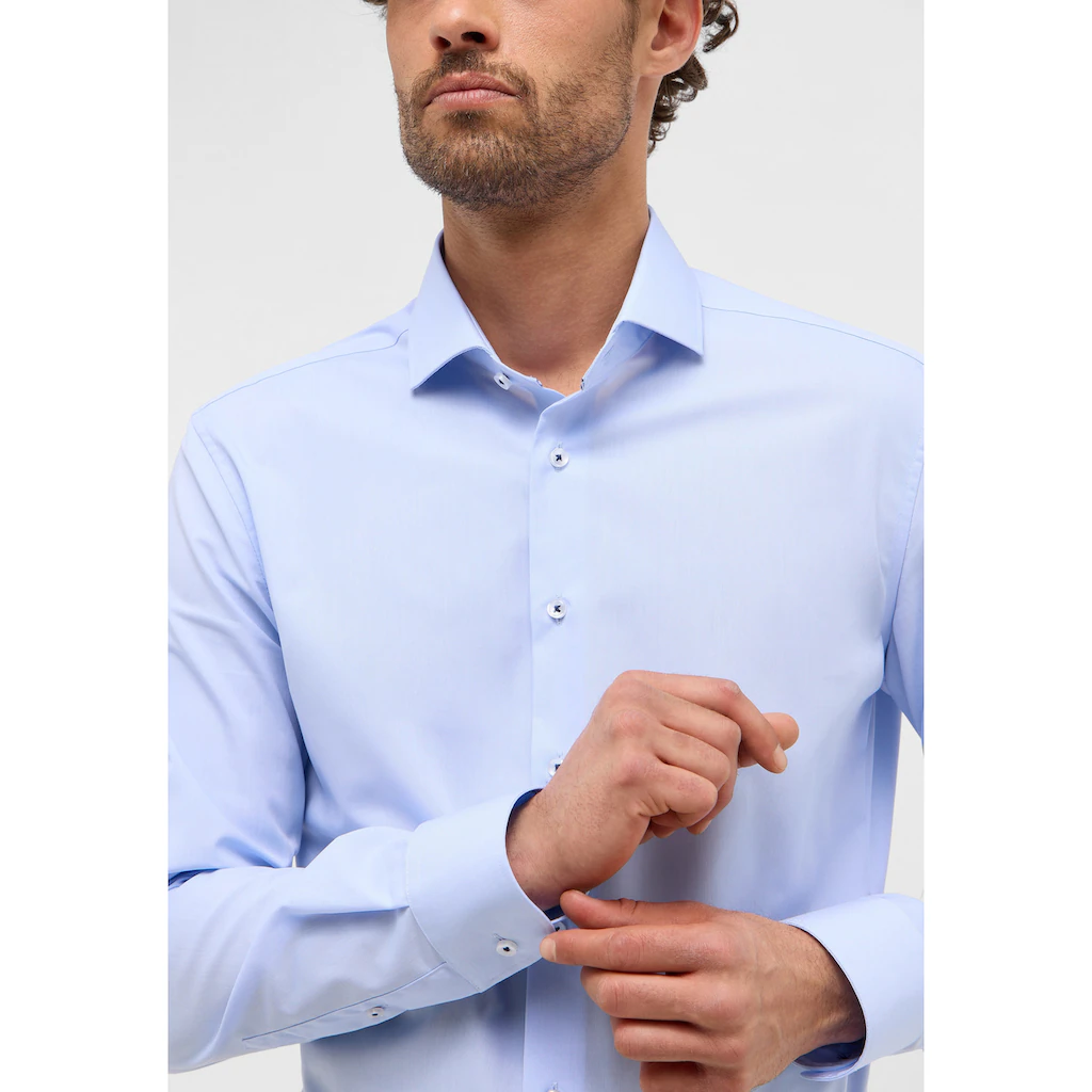 Eterna Langarmhemd »SLIM FIT« NON IRON (bügelfrei)