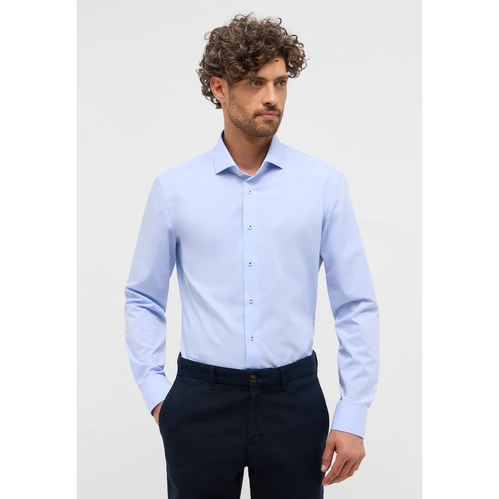Eterna Langarmhemd »SLIM FIT« NON IRON (bügelfrei)