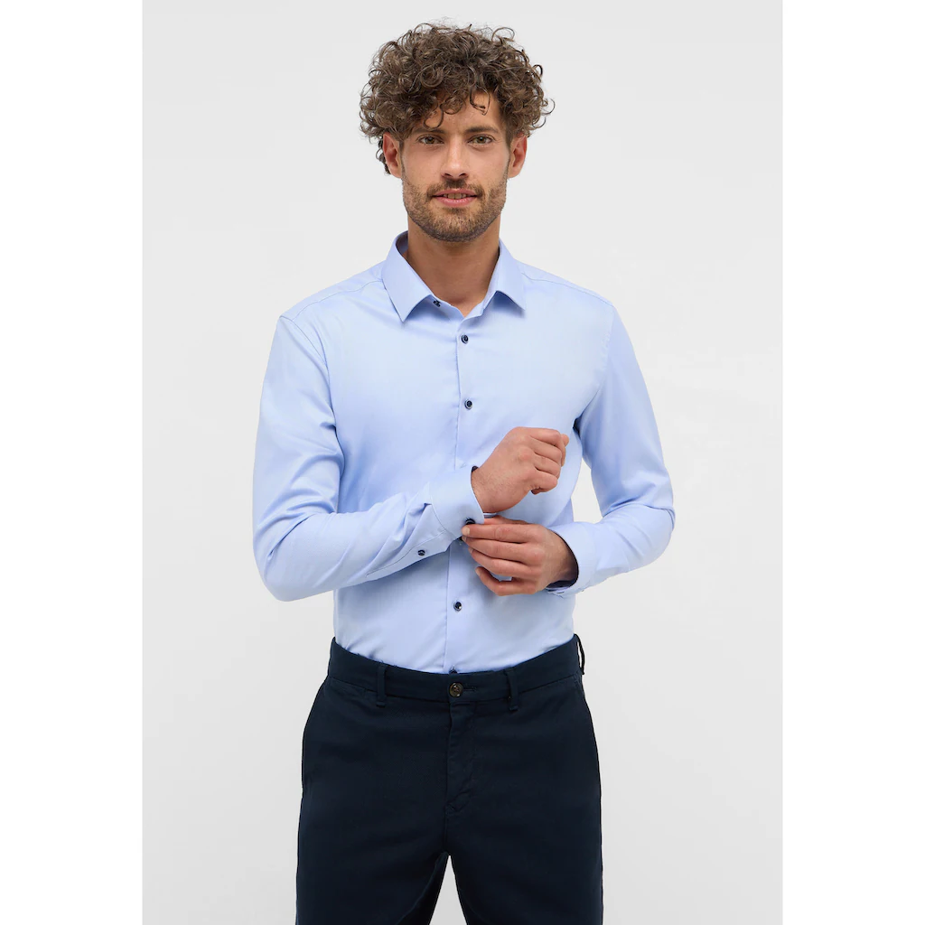Eterna Langarmhemd »SUPER SLIM« NON IRON (bügelfrei)