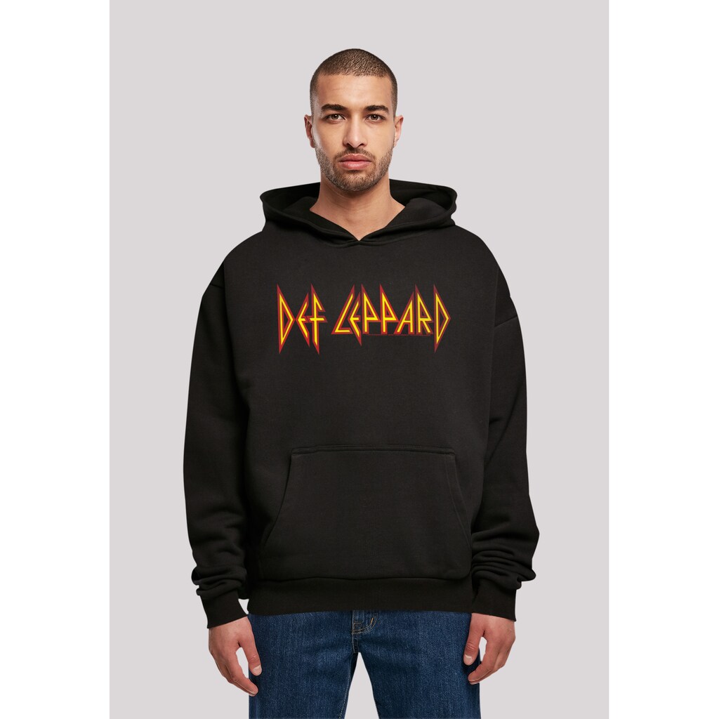 F4NT4STIC Kapuzenpullover »Def Leppard Shatter Logo« Premium Qualität