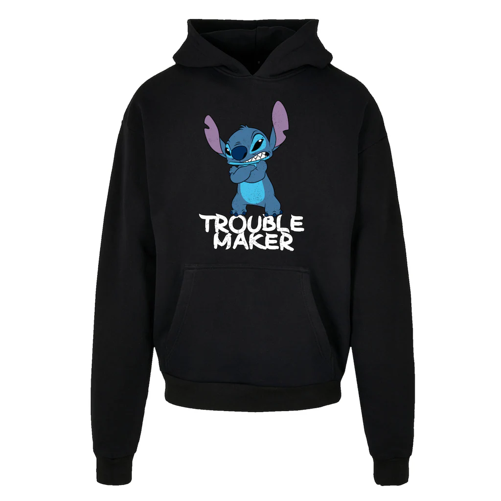 F4NT4STIC Kapuzenpullover »Disney Lilo & Stitch Trouble Maker Hooded Sweater« Premium Qualität
