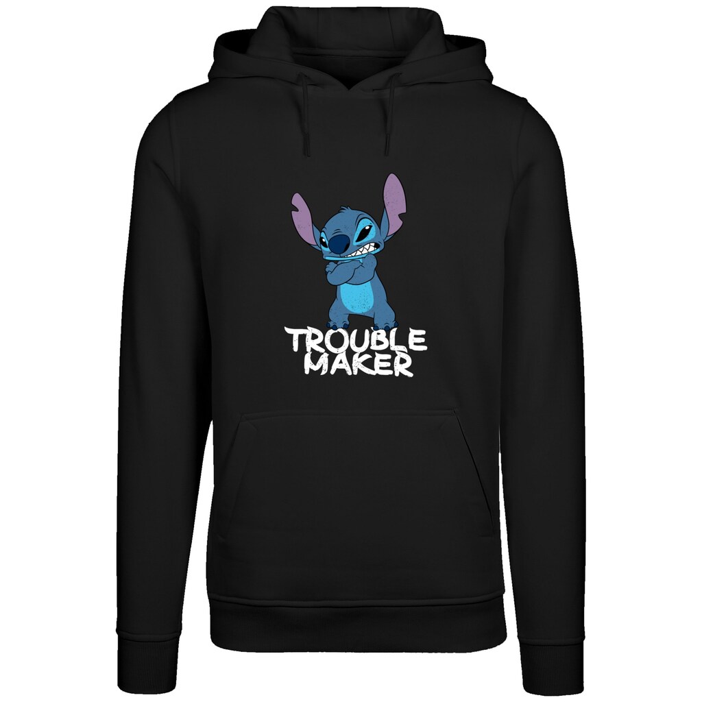 F4NT4STIC Kapuzenpullover »Disney Lilo & Stitch Trouble Maker Hooded Sweater« Premium Qualität