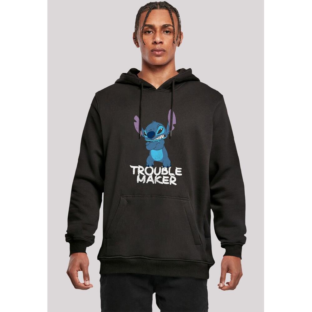 F4NT4STIC Kapuzenpullover »Disney Lilo & Stitch Trouble Maker Hooded Sweater« Premium Qualität
