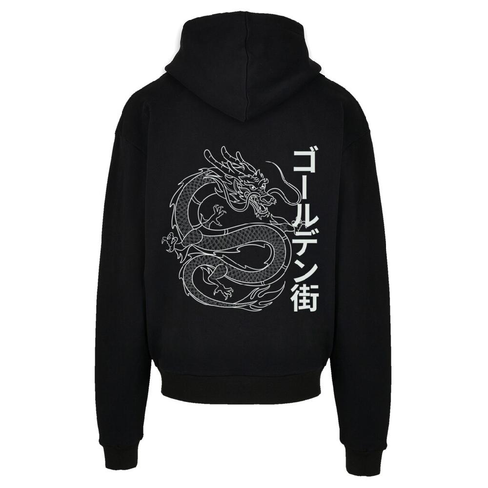 F4NT4STIC Kapuzenpullover »Drache Golden Gai« Print