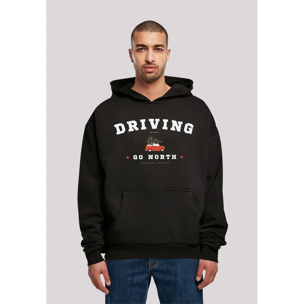 F4NT4STIC Kapuzenpullover »Driving Home Weihnachten« Weihnachten Geschenk Logo