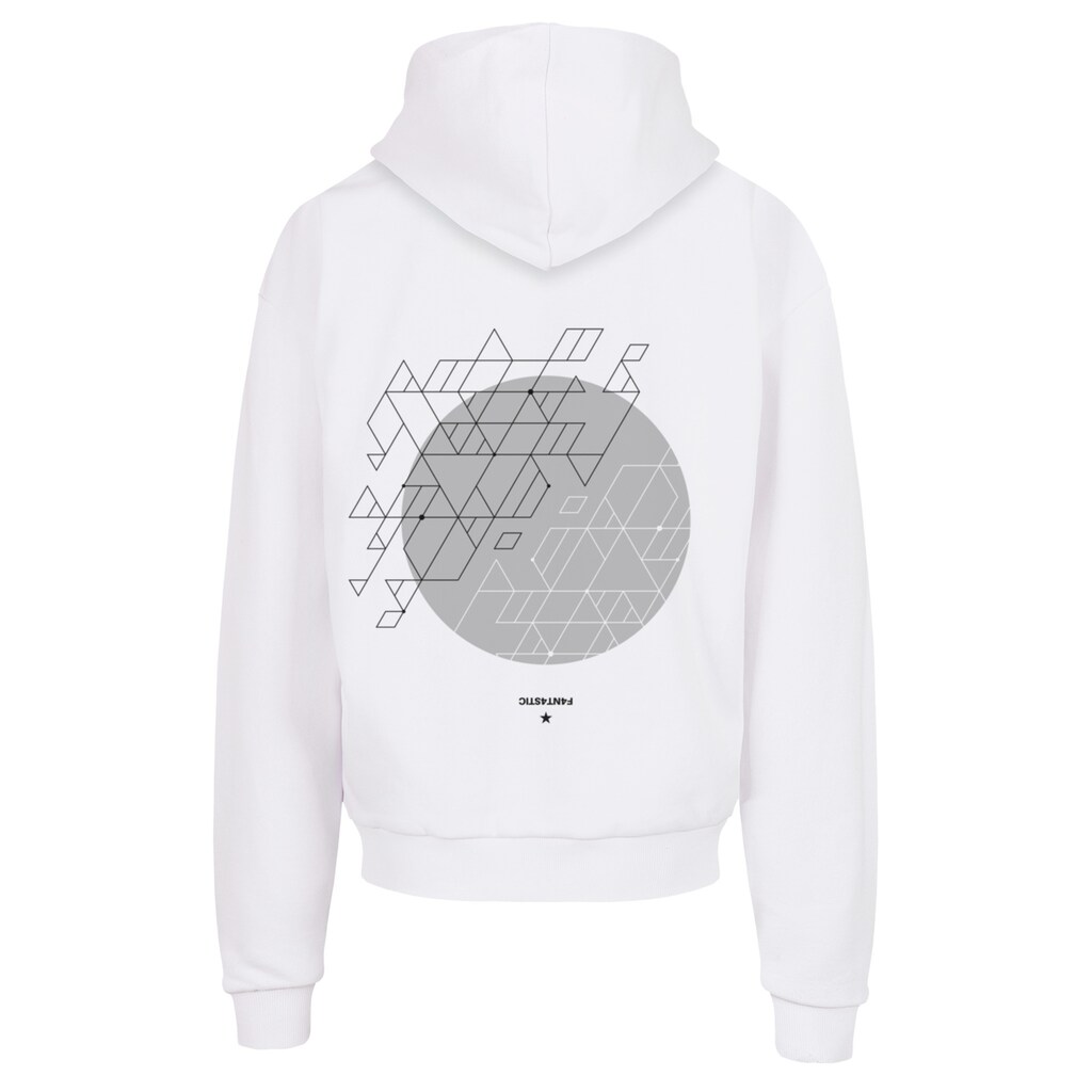 F4NT4STIC Kapuzenpullover »Geometrics Grau« Print