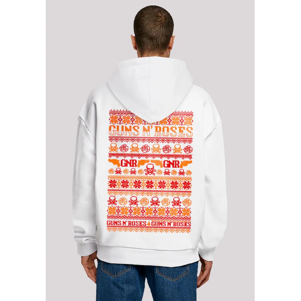 F4NT4STIC Kapuzenpullover »Guns n' Roses Weihnachten Christmas« Musik Band Logo