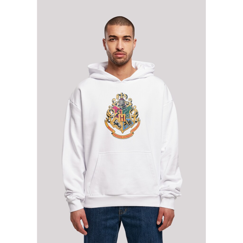 F4NT4STIC Kapuzenpullover »Harry Potter Hogwarts Crest Gold« Print