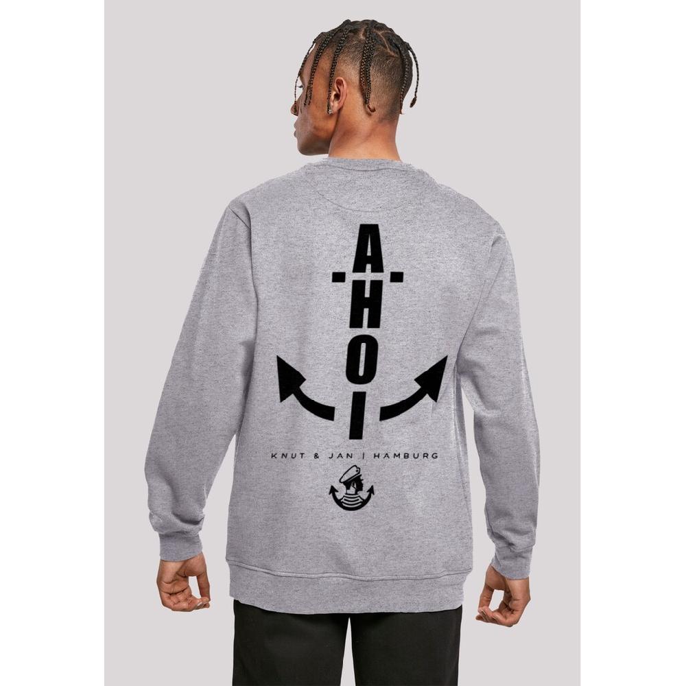 F4NT4STIC Kapuzenpullover »Herren Sweatshirt Ahoi Anker Knut & Jan Hamburg« Print