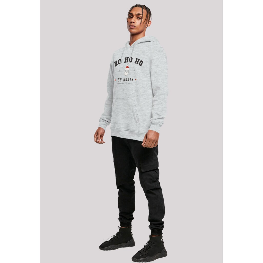 F4NT4STIC Kapuzenpullover »Ho Ho Ho Santa Claus Weihnachten« Weihnachten Geschenk Logo