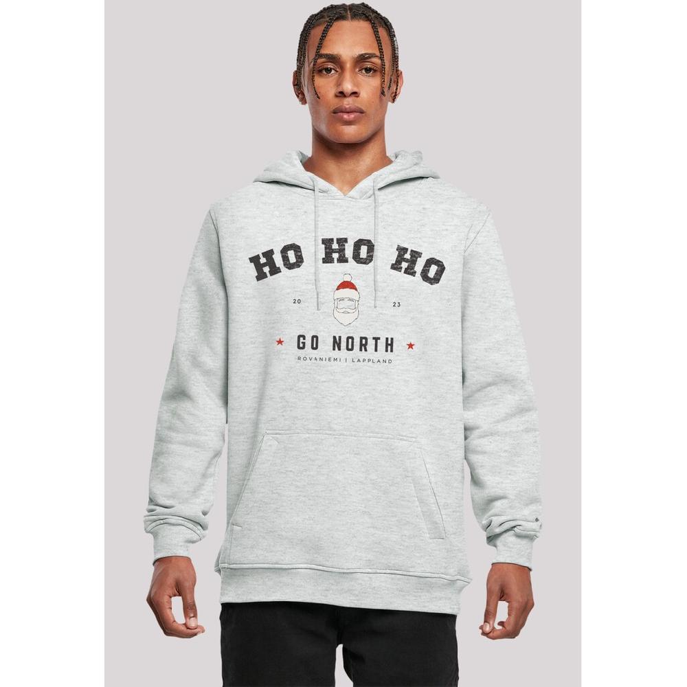 F4NT4STIC Kapuzenpullover »Ho Ho Ho Santa Claus Weihnachten« Weihnachten Geschenk Logo