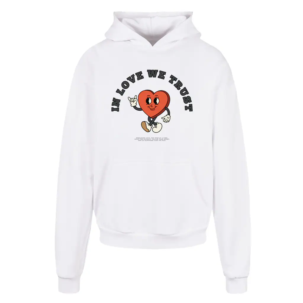 F4NT4STIC Kapuzenpullover »In Love We Trust Valentinstag Streetwear« Premium Y2K Streetwear