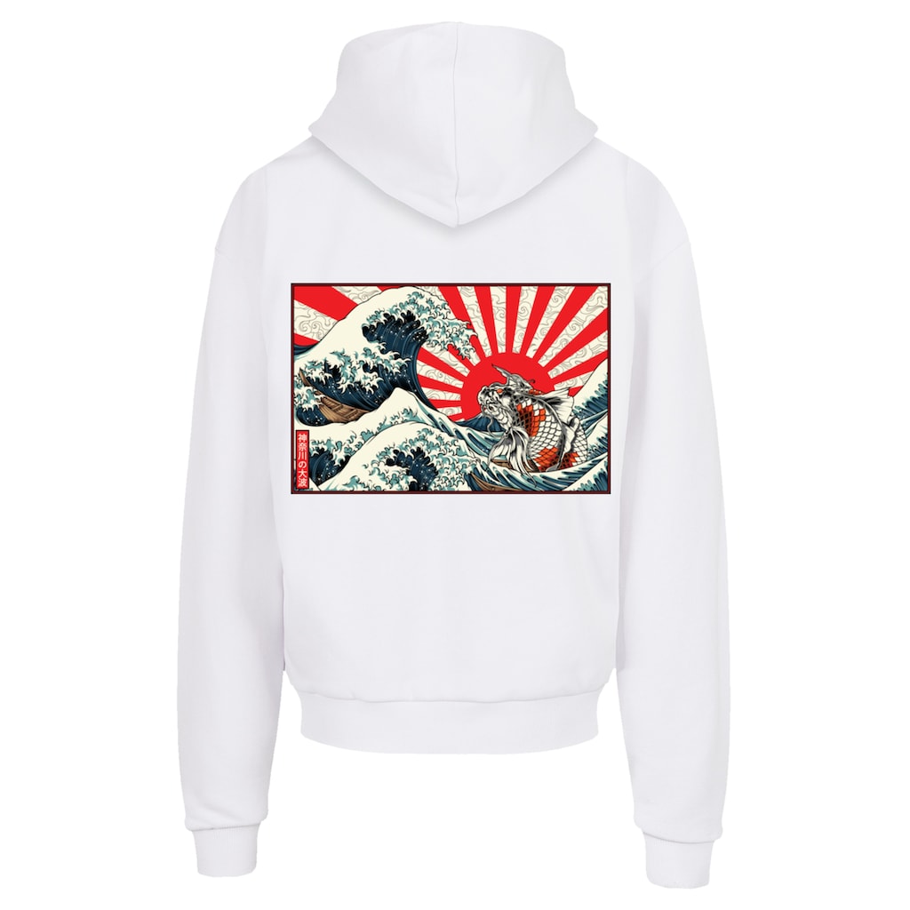 F4NT4STIC Kapuzenpullover »Kanagawa Welle Japan« Print