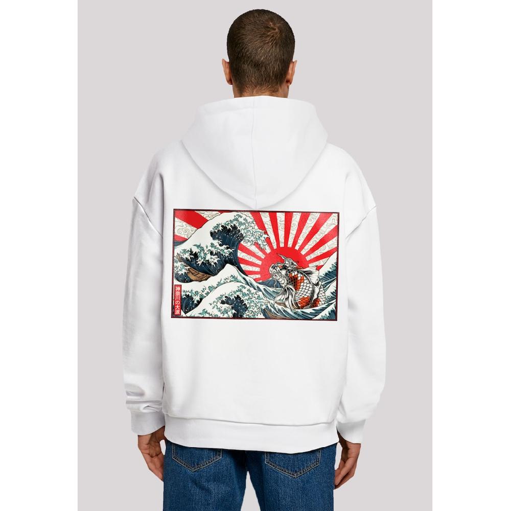 F4NT4STIC Kapuzenpullover »Kanagawa Welle Japan« Print