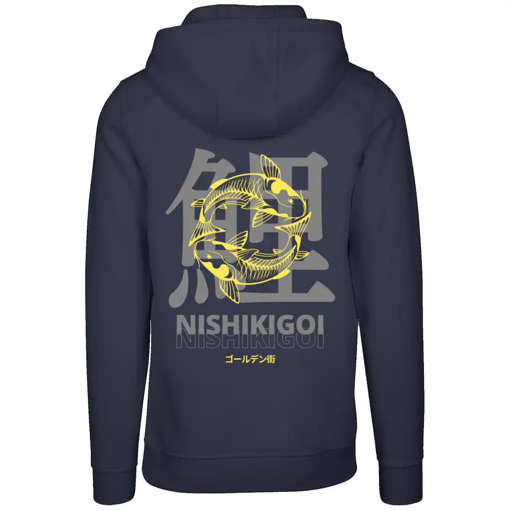 F4NT4STIC Kapuzenpullover »Koi Golden Gai« Print