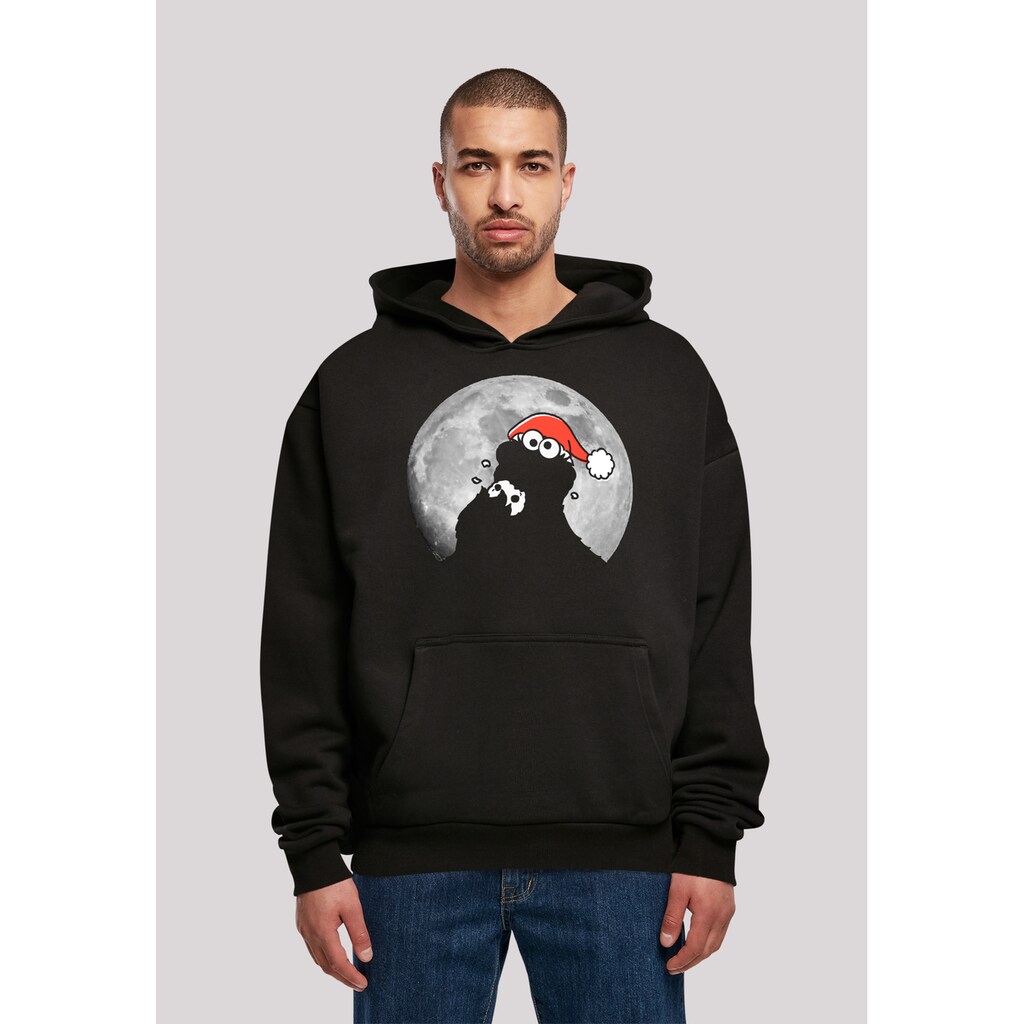 F4NT4STIC Kapuzenpullover »Krümelmonster Weihnachten« Premium Qualität