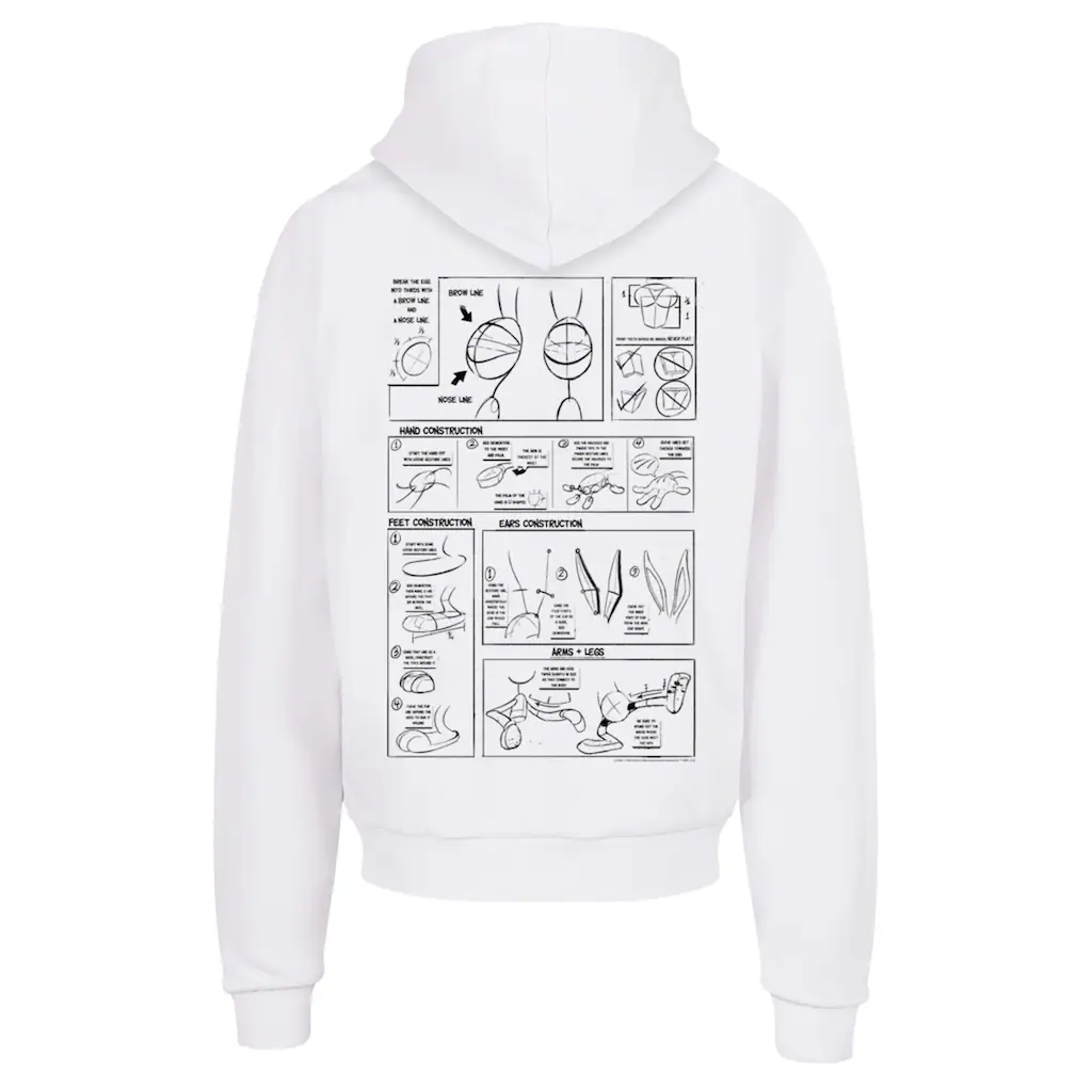 F4NT4STIC Kapuzenpullover »Looney Tunes Bugs Bunny Construction« Print