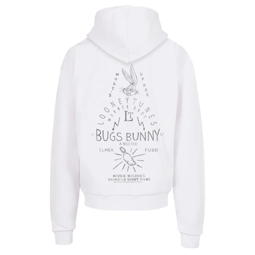 F4NT4STIC Kapuzenpullover »Looney Tunes Bugs Bunny A Wild Hare« Print