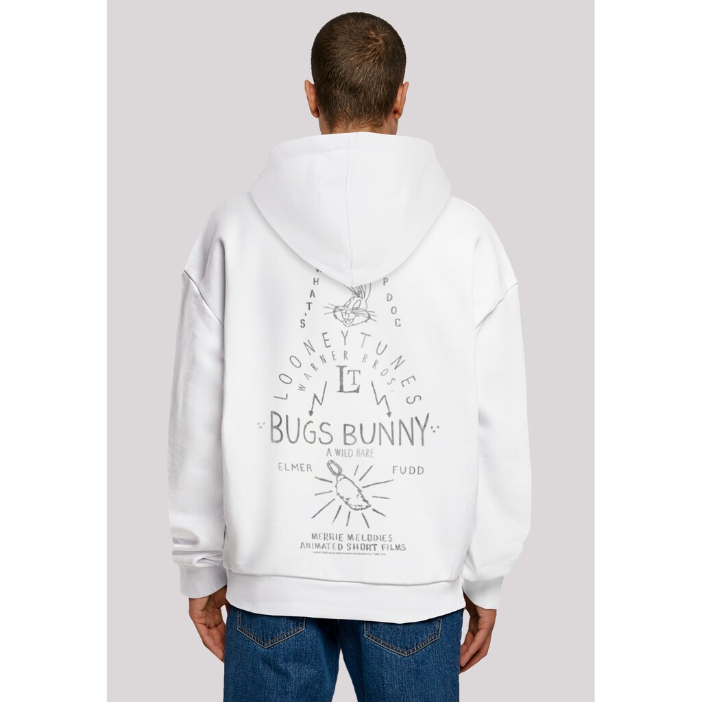 F4NT4STIC Kapuzenpullover »Looney Tunes Bugs Bunny A Wild Hare« Print