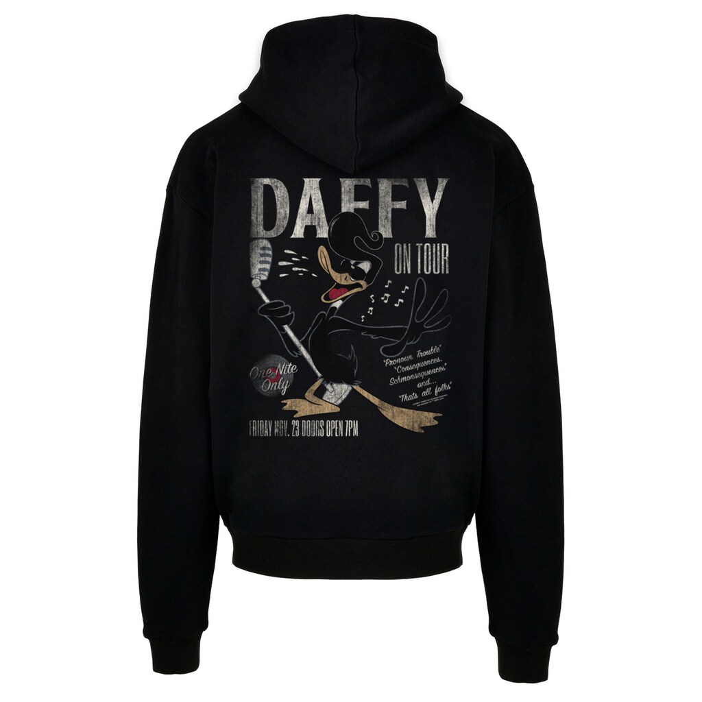 F4NT4STIC Kapuzenpullover »Looney Tunes Daffy Duck Concert« Print