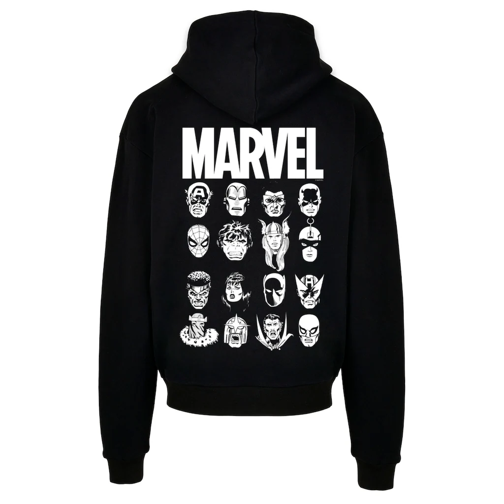F4NT4STIC Kapuzenpullover »Marvel Comics Superhelden Heads« Print