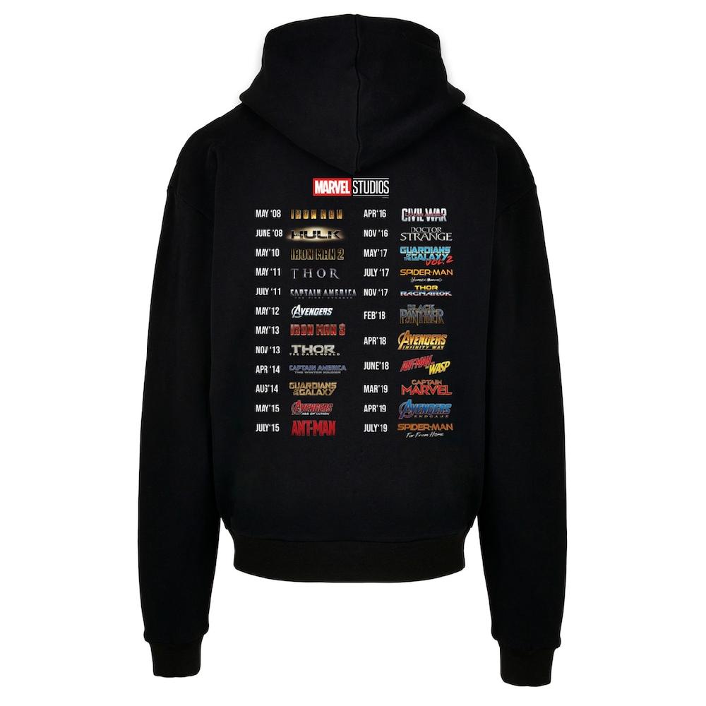 F4NT4STIC Kapuzenpullover »Marvel Studios 10 Years Of Movies« Print